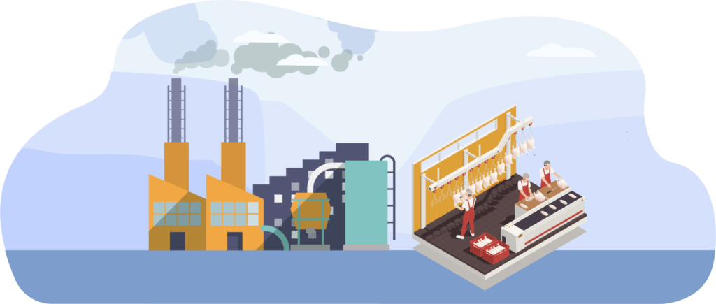 Illustration : la deuxième révolution industrielle, production à la chaîne