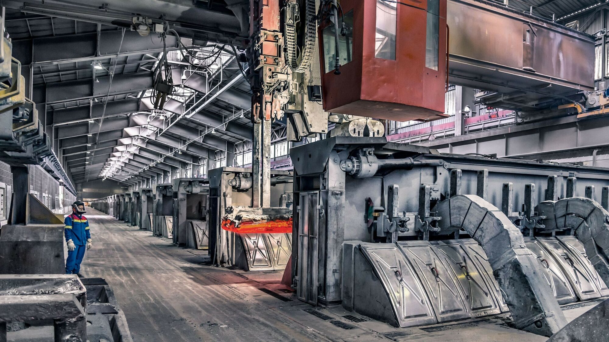 industrie de l’aluminium intérieur d'une usine